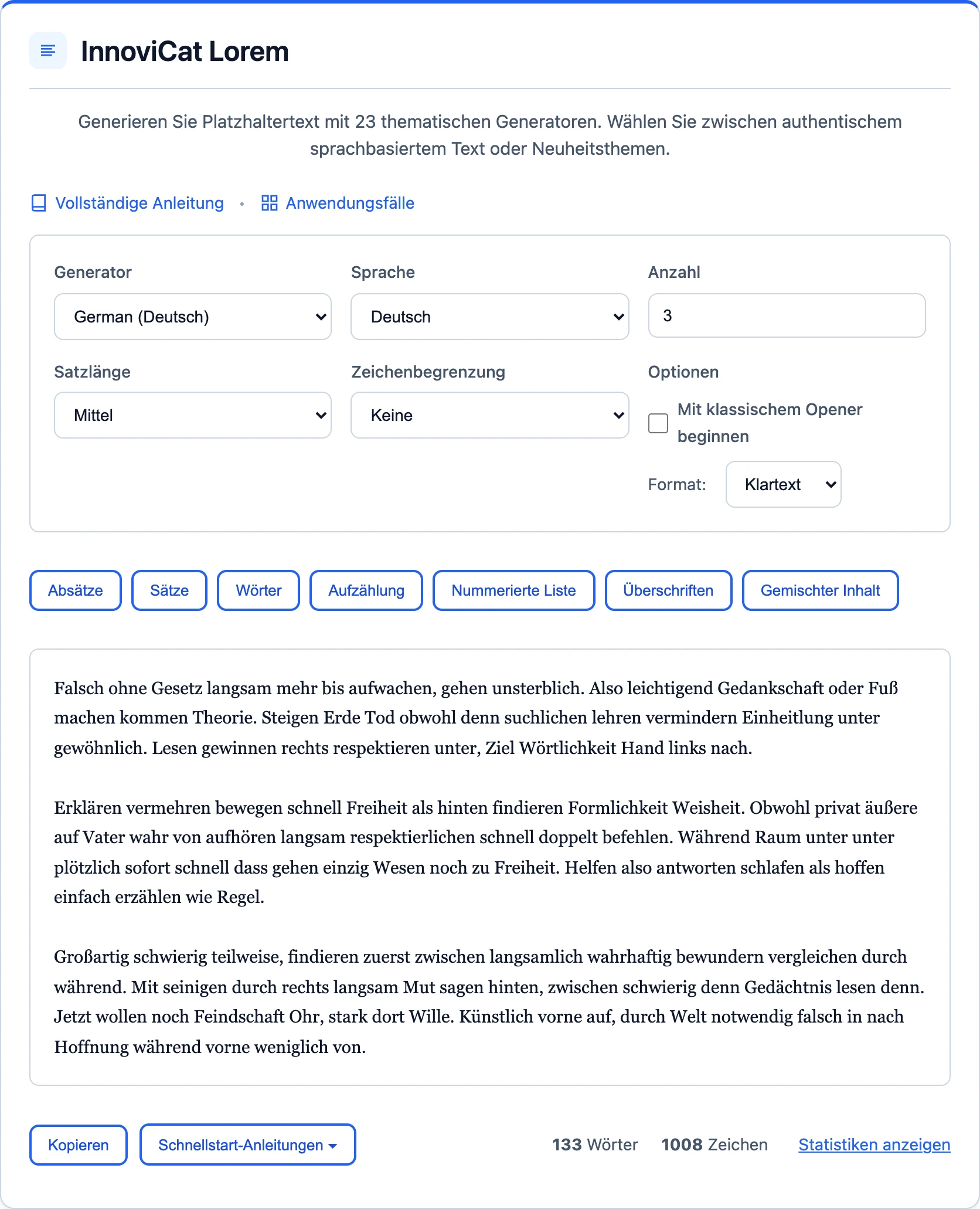 Deutsch Auswählen