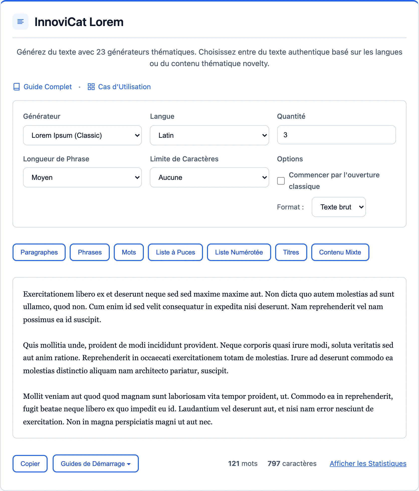 Cliquer sur Copier