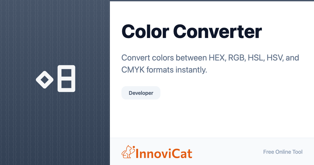Color Converter - InnoviCat Tools