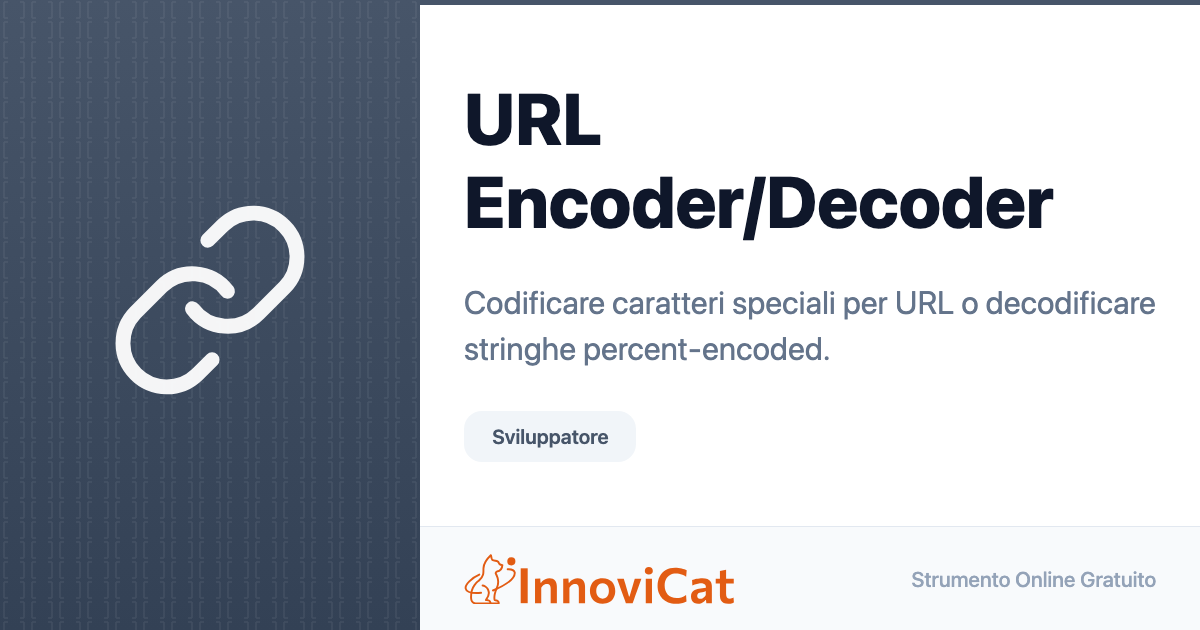 URL Encoder/Decoder - InnoviCat Tools
