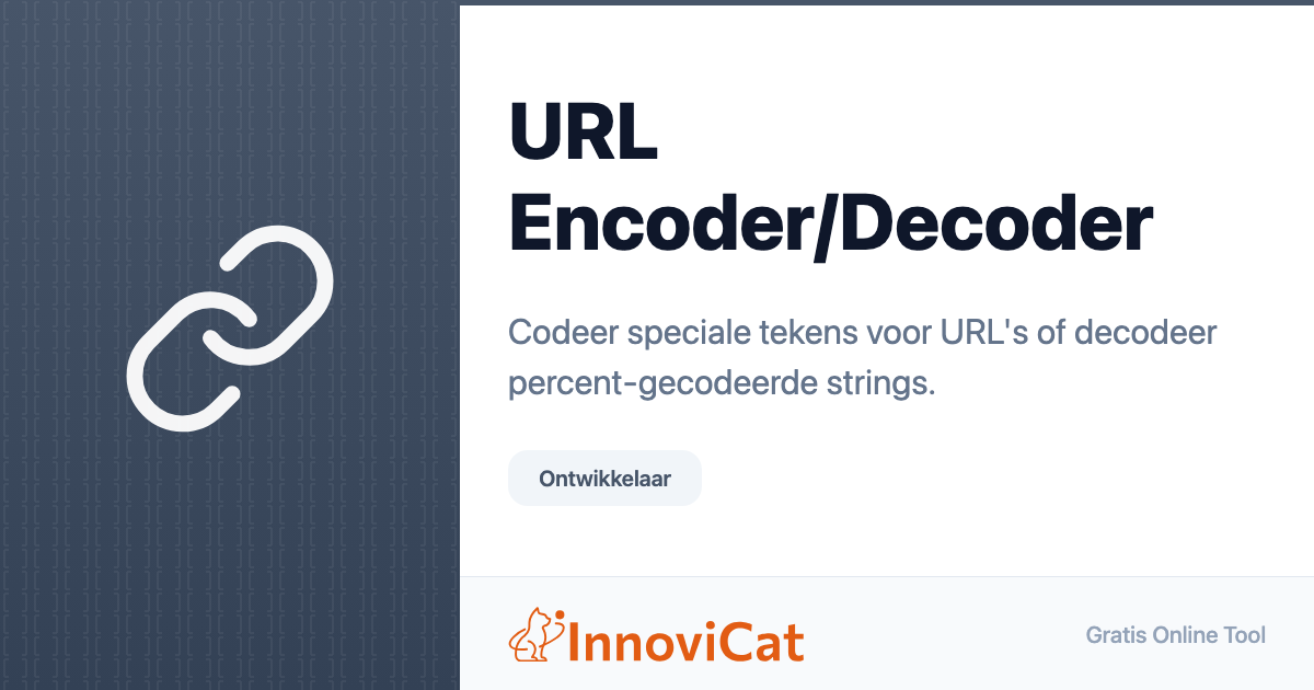 URL Encoder/Decoder - InnoviCat Tools