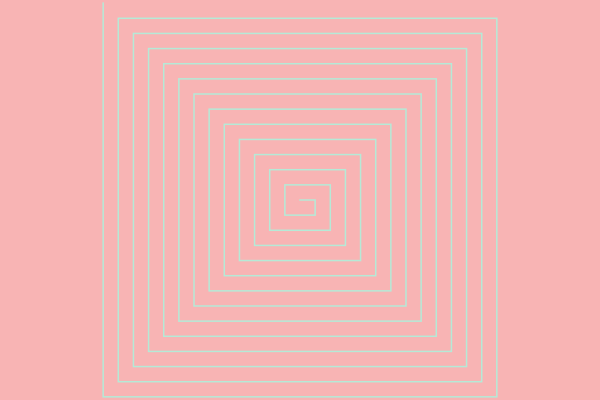 Greek Key Spiral